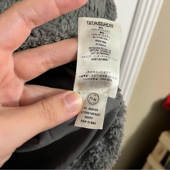 Patagonia Women’s Los Gatos Fleece Vest Salt Grey Small S2 - Picture 7 of 11